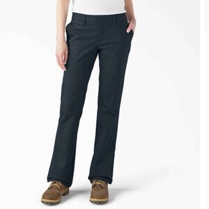 Dickies Flex Twill Pant Slim Fit Boot Cut Size 16 Short DARK NAVY BLUE